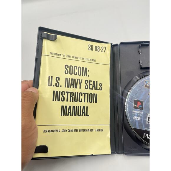 SOCOM U.S. Navy SEALs - PlayStation 2 PS2 - Complete w/ Manual - Picture 3 of 9